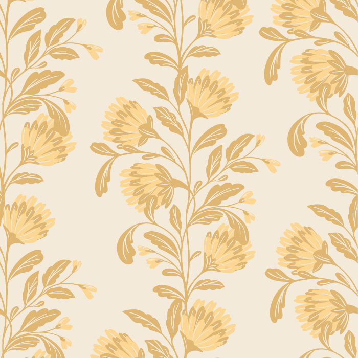 Our Growing Dahlias Peel and Stick Wallpaper is sure to bring a classic farmhouse vibe to any room in your home.
