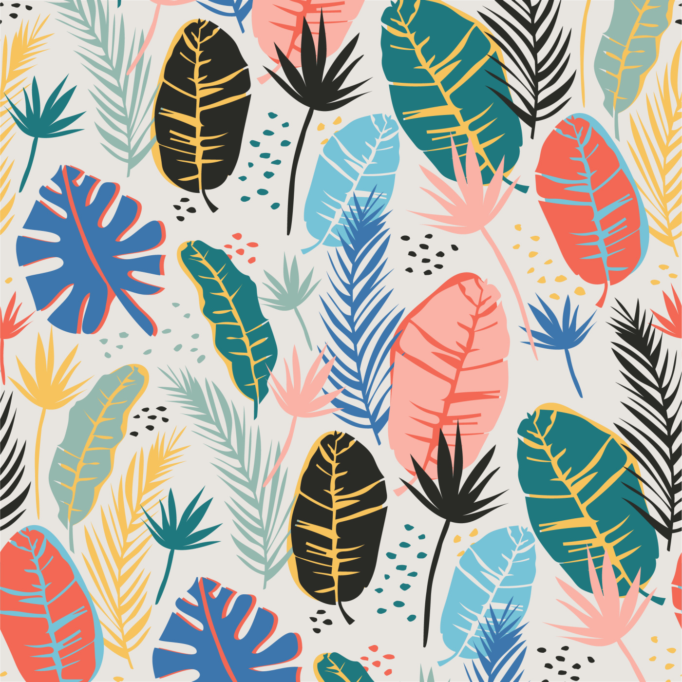 Boho Palms Wallpaper