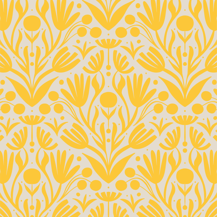 Our Flower Medallion Peel and Stick Wallpaper is sure to add a bright and bold statement to any wall in your home.