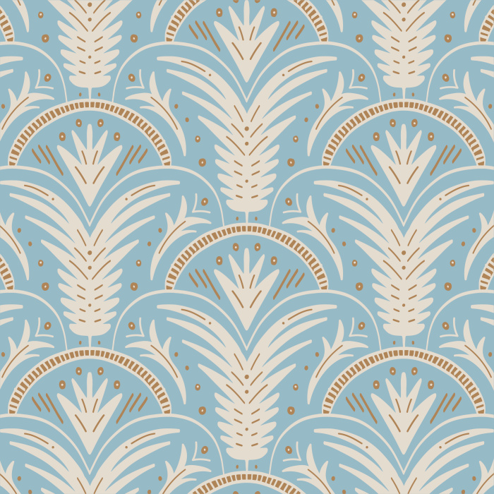 Our Jungle Damask Peel and Stick Wallpaper are sure to add a bright, eye-catching statement to any wall in your home.