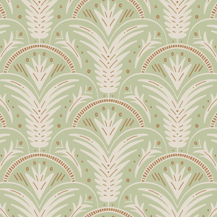 Our Jungle Damask Peel and Stick Wallpaper are sure to add a bright, eye-catching statement to any wall in your home.