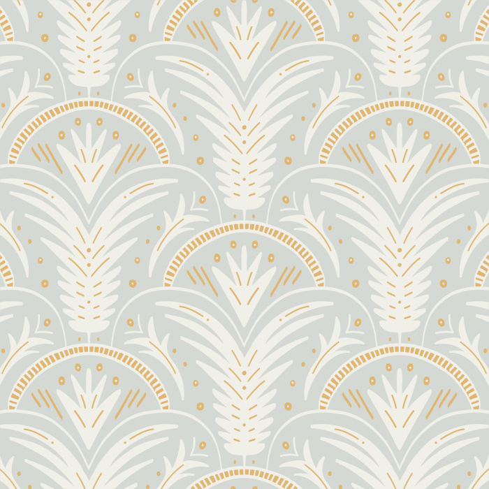 Our Jungle Damask Peel and Stick Wallpaper are sure to add a bright, eye-catching statement to any wall in your home.