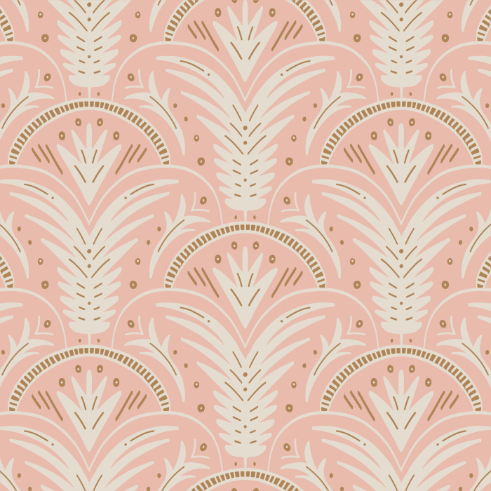 Our Jungle Damask Peel and Stick Wallpaper are sure to add a bright, eye-catching statement to any wall in your home.