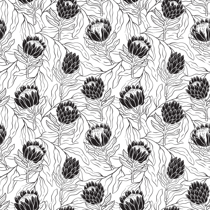 Add some unique charm to your home with our Protea Meadow Peel and Stick Wallpaper. 