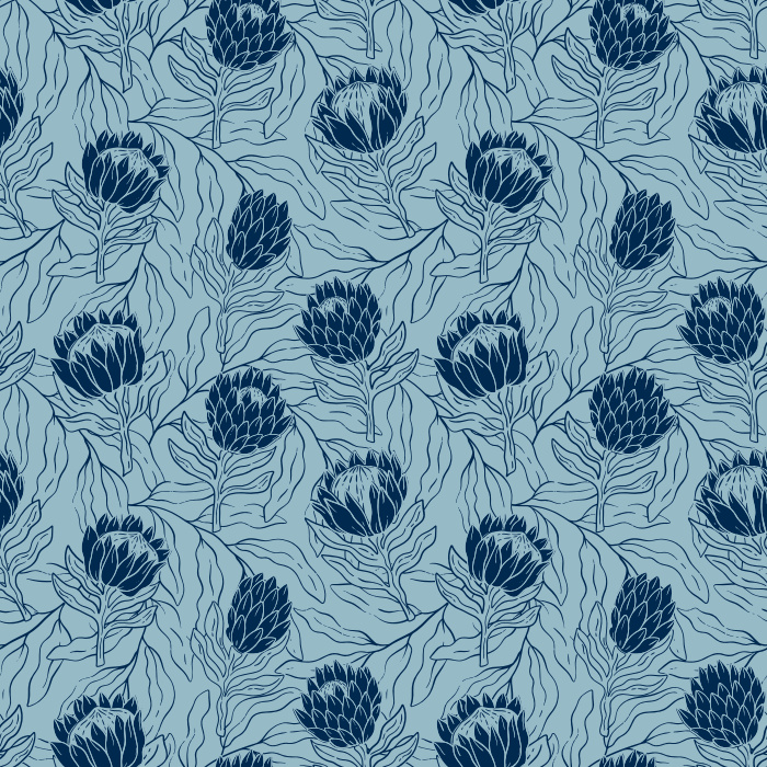 Add some unique charm to your home with our Protea Meadow Peel and Stick Wallpaper.