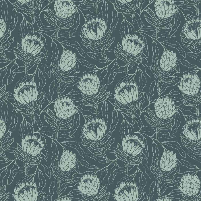Add some unique charm to your home with our Protea Meadow Peel and Stick Wallpaper. 