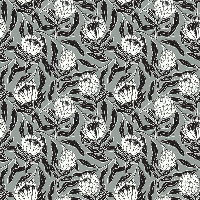 Add some unique charm to your home with our Protea Meadow Peel and Stick Wallpaper. 