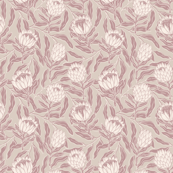 Add some unique charm to your home with our Protea Meadow Peel and Stick Wallpaper.