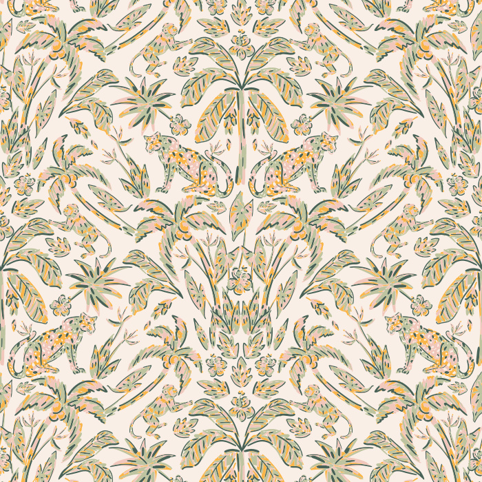 Create something classic yet refreshing with our Multicolor Tropical Peel and Stick Wallpaper.