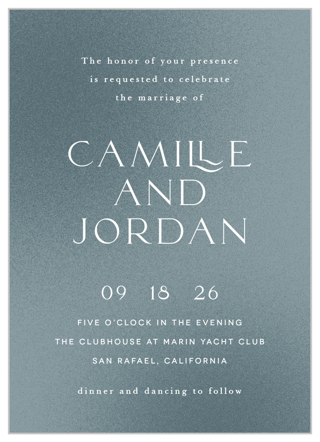 Textured Camille Wedding Invitations