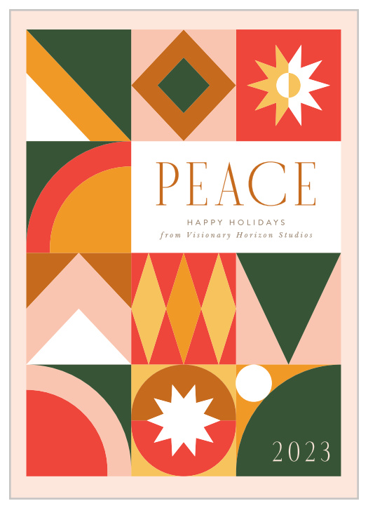 Spread some cheer with our Mod Boxes Corporate Holiday Cards.