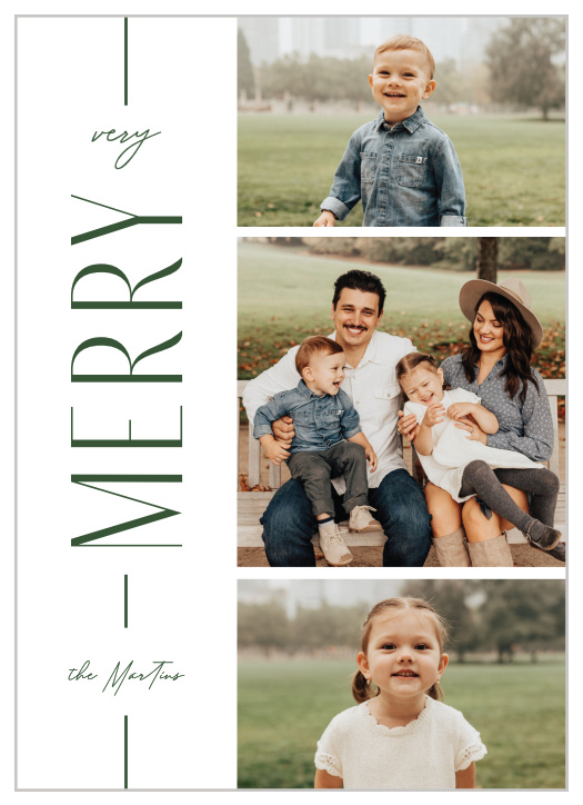 Our Merry Thread Holiday Cards are sure to spread your festive spirit to close friends and family.
