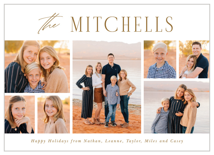 Spread your festive cheer with close family and friends when you send out our Wide Format Holiday Cards.