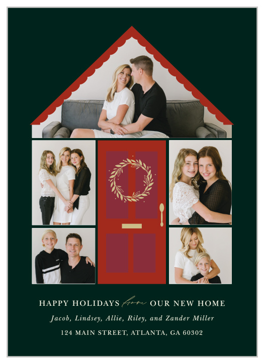 Keep everyone up to date during this new chapter in your life with our Moved In Holiday Cards.