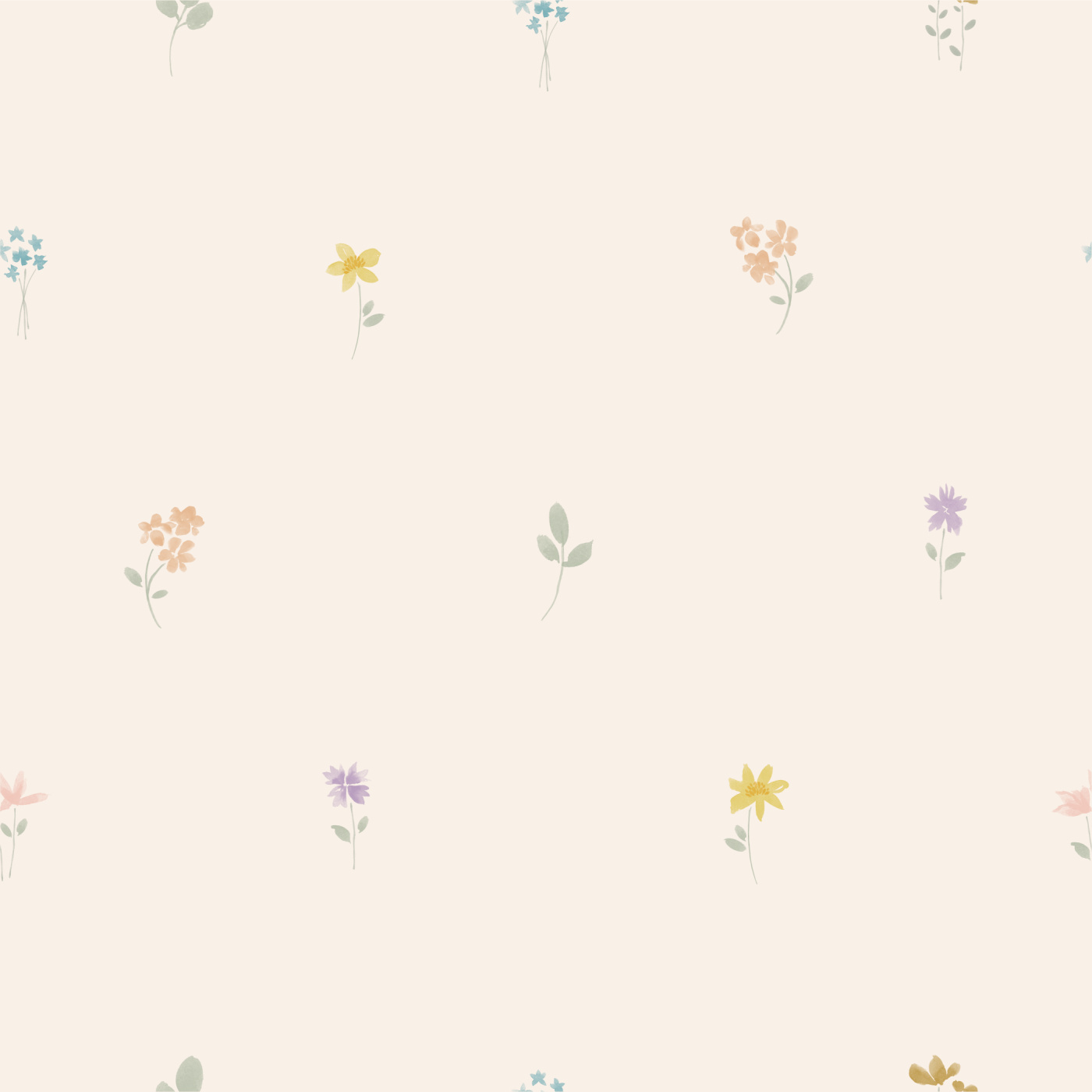 Pressed Flower Collection Wallpaper