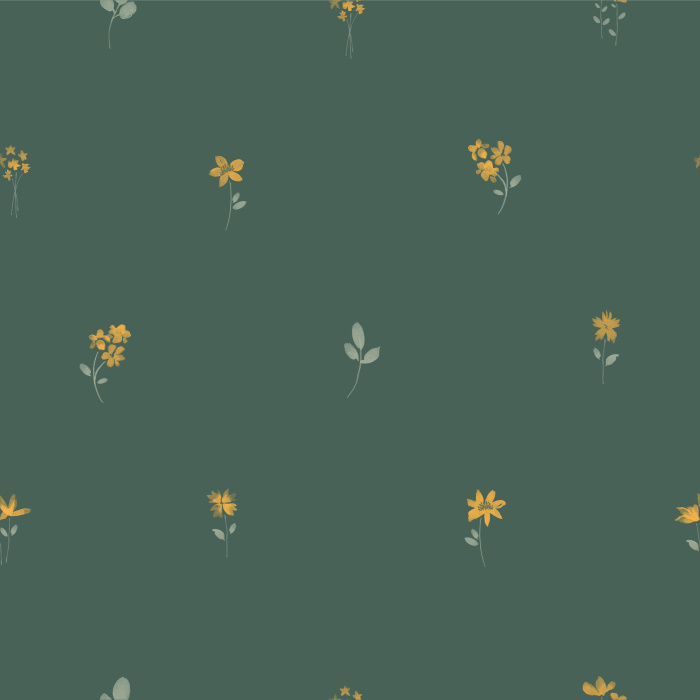 Our Pressed Flower Collection Peel and Stick Wallpaper adds a blooming garden anywhere in your home.