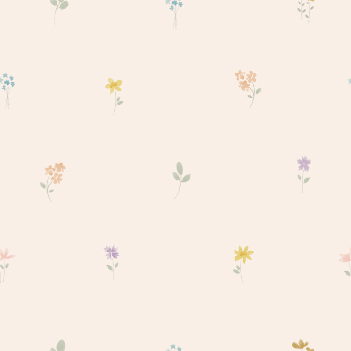 Our Pressed Flower Collection Peel and Stick Wallpaper adds a blooming garden anywhere in your home.