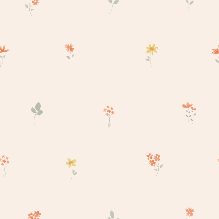 Our Pressed Flower Collection Peel and Stick Wallpaper adds a blooming garden anywhere in your home.