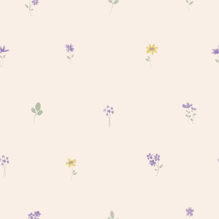 Our Pressed Flower Collection Peel and Stick Wallpaper adds a blooming garden anywhere in your home.