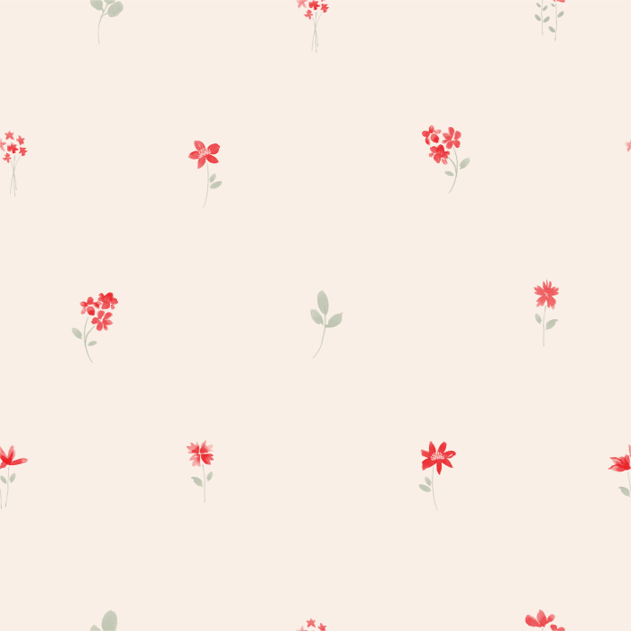 Our Pressed Flower Collection Peel and Stick Wallpaper adds a blooming garden anywhere in your home.