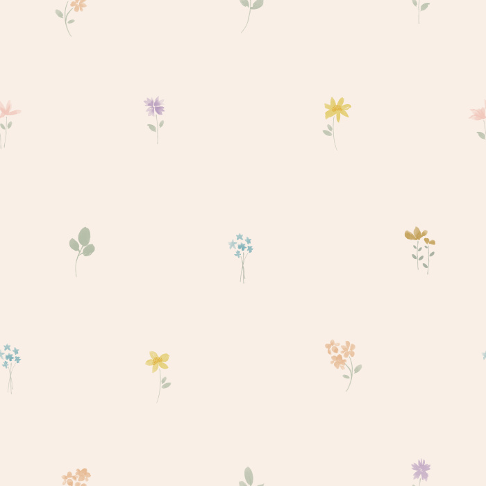 Our Pressed Flower Collection Peel and Stick Wallpaper adds a blooming garden anywhere in your home.