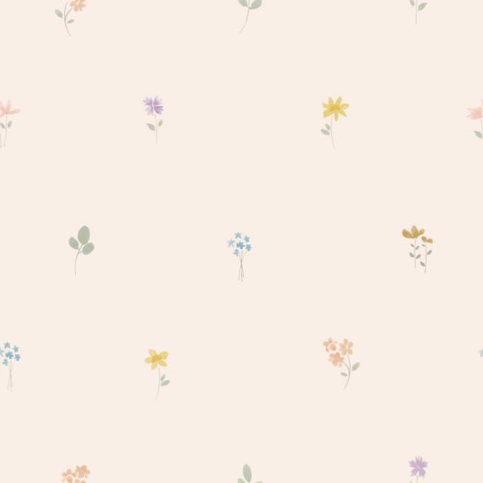 Our Pressed Flower Collection Peel and Stick Wallpaper adds a blooming garden anywhere in your home.