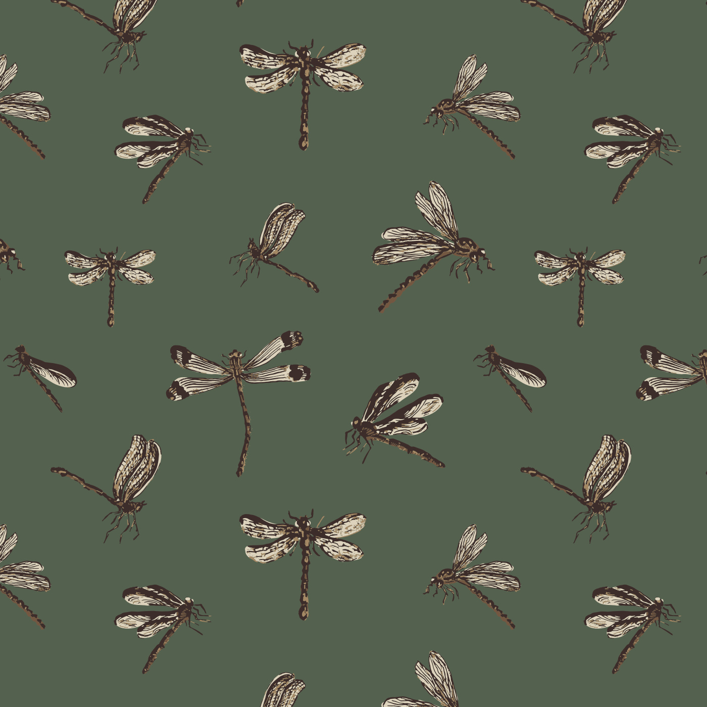 Dragonfly Collection Peel and Stick Removable Wallpaper | Love vs. Design