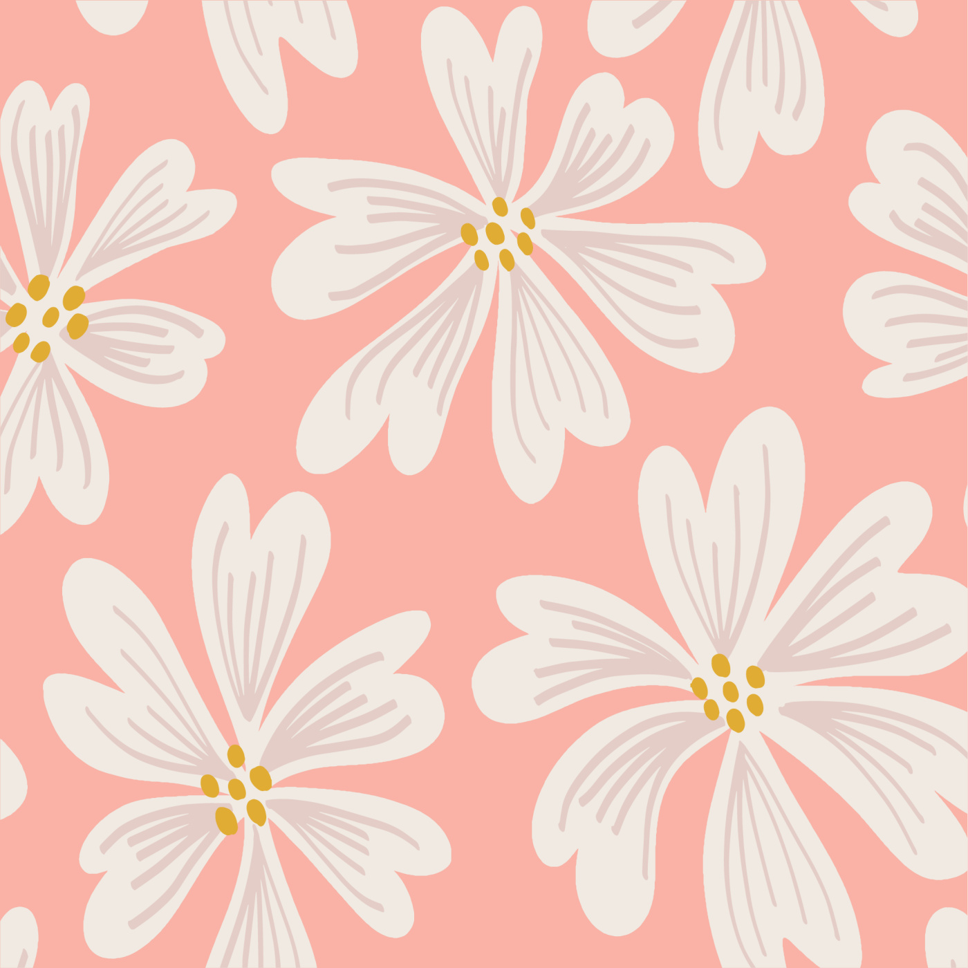 Bold Flowers Wallpaper