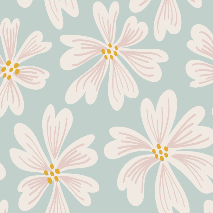 Brighten up any room in your home with our Bold Flowers Peel and Stick Wallpaper.