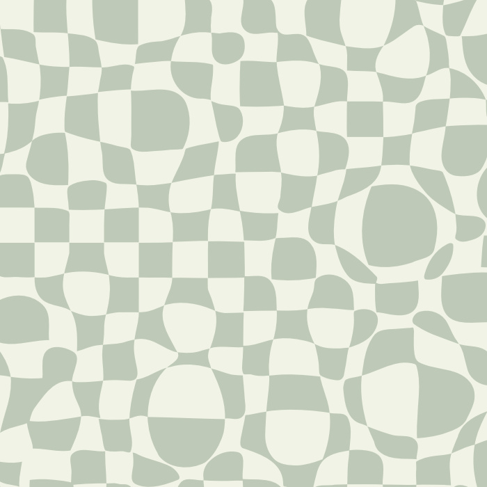 Reinvent your space with our Warped Checkerboard Peel and Stick Wallpaper.