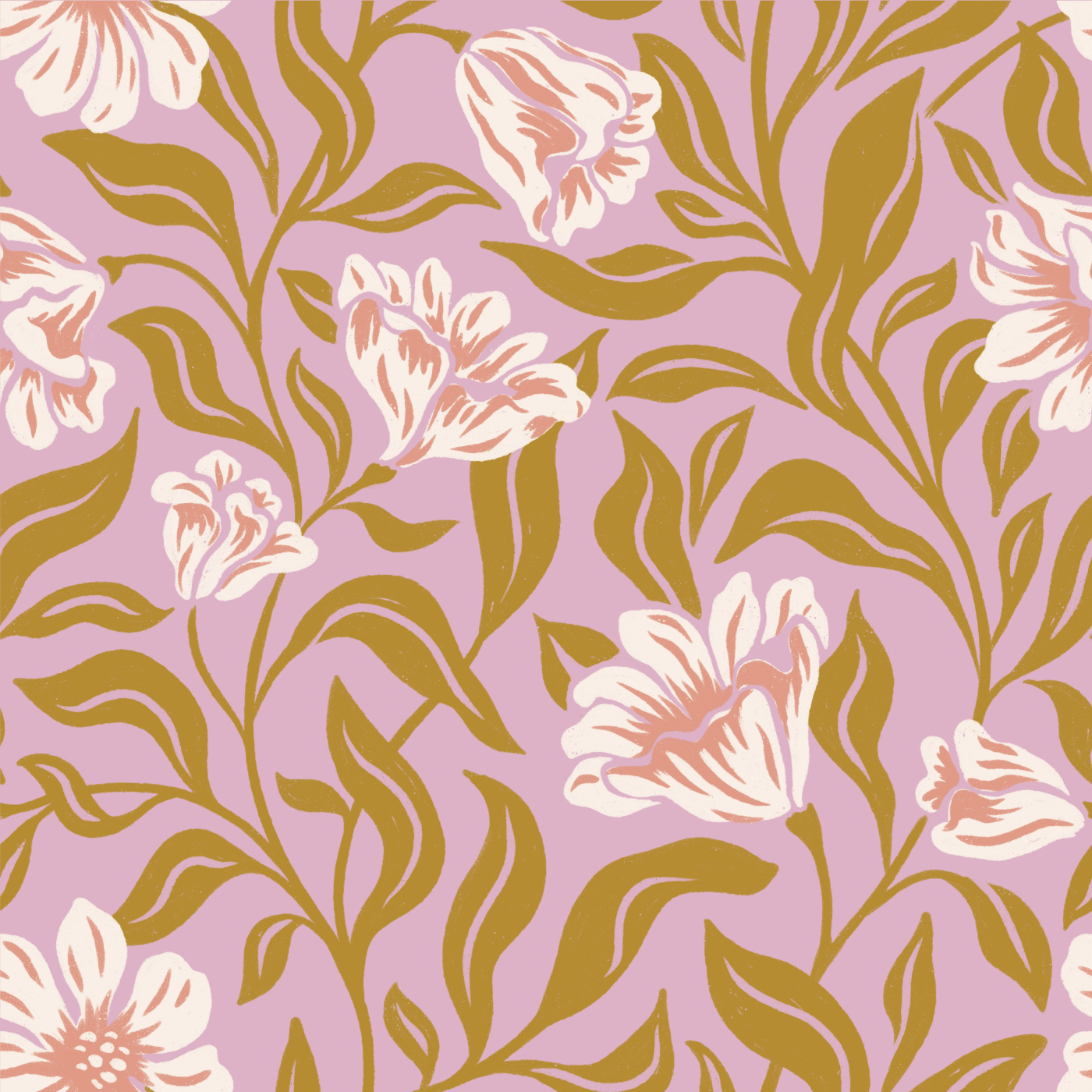 Sweet Vine Floral Wallpaper