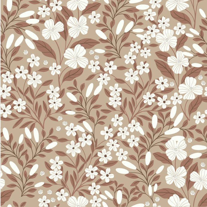 Our Abundance Floral Peel and Stick Wallpaper will transform and wall in your home into a blossoming garden. 