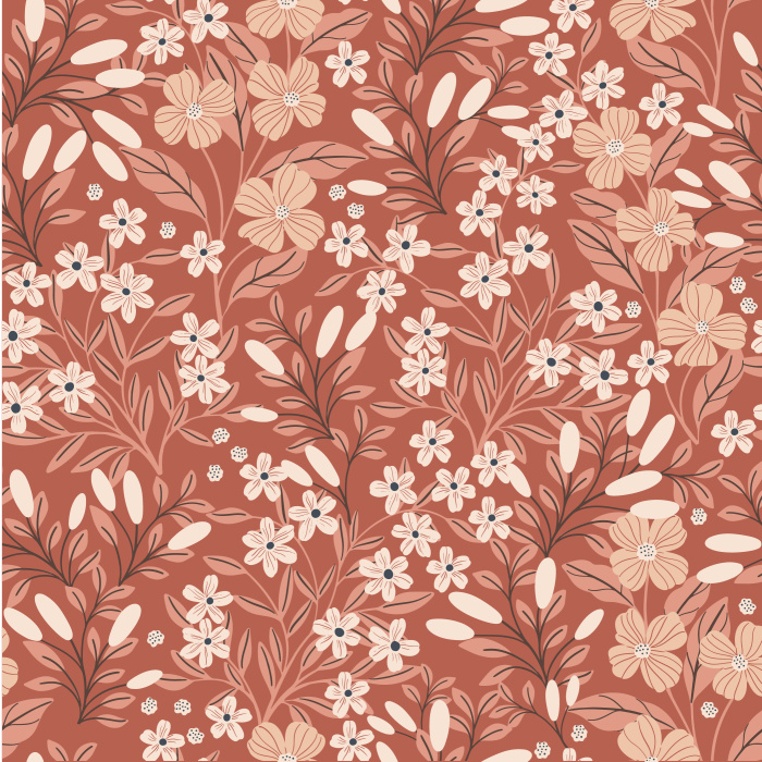 Our Abundance Floral Peel and Stick Wallpaper will transform and wall in your home into a blossoming garden. 