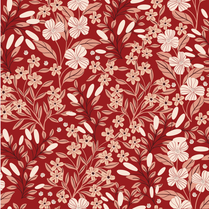 Our Abundance Floral Peel and Stick Wallpaper will transform and wall in your home into a blossoming garden. 