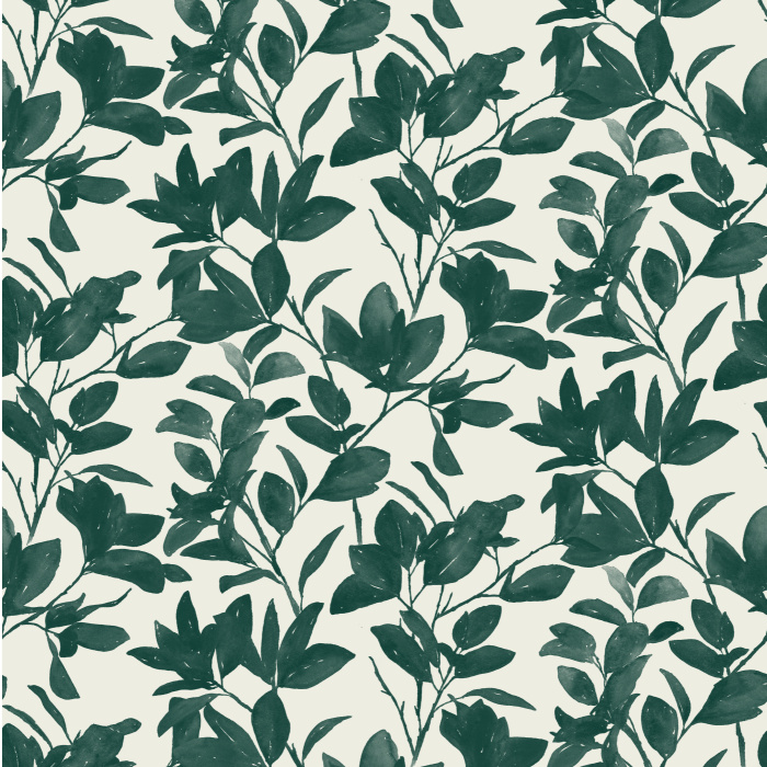 Create an enchanting botanical paradise in any room of your home with our Magnolia Boughs Peel and Stick Wallpaper.