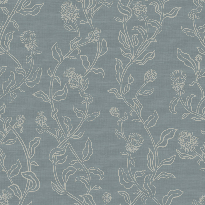 Create an eye-catching statement on any wall in your home with our Wild Thistle Peel and Stick Wallpaper.