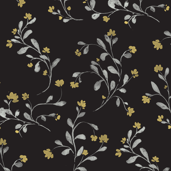 Transform your room into an enchanting garden with the help of our Linnea Flowers Peel and Stick Wallpaper.
