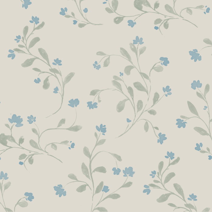 Transform your room into an enchanting garden with the help of our Linnea Flowers Peel and Stick Wallpaper.