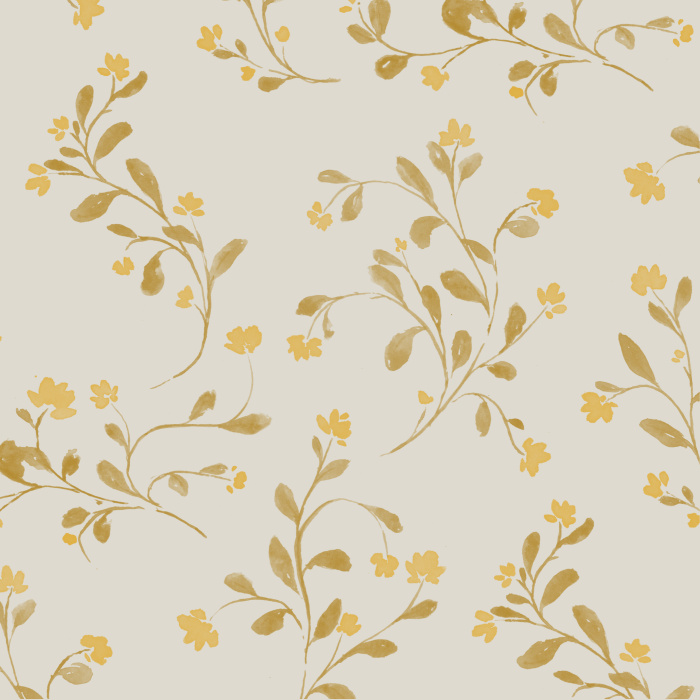 Transform your room into an enchanting garden with the help of our Linnea Flowers Peel and Stick Wallpaper.
