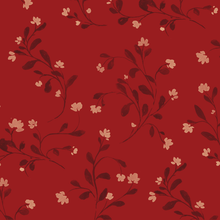 Transform your room into an enchanting garden with the help of our Linnea Flowers Peel and Stick Wallpaper.