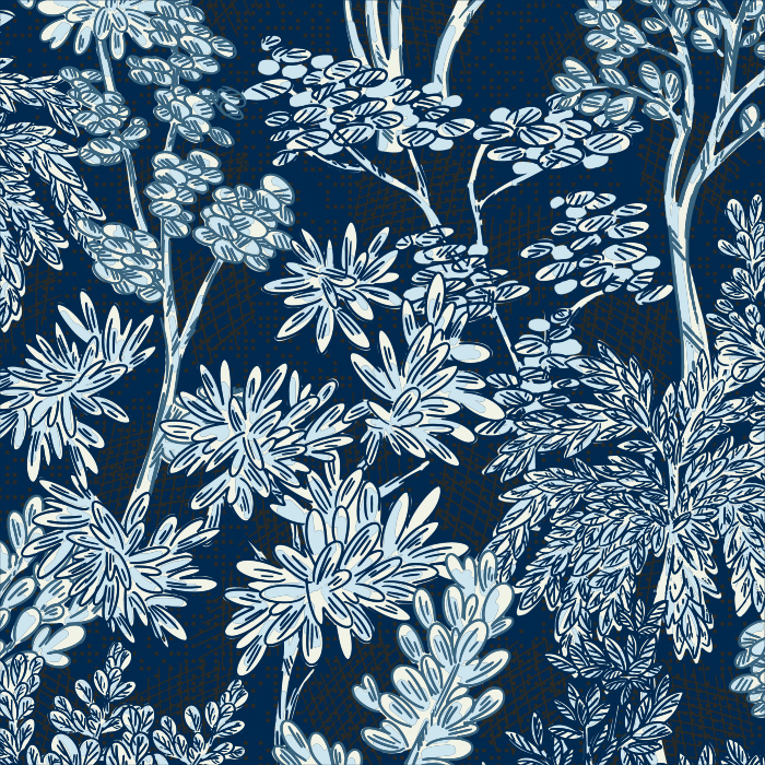 Bring the feel of retro greenery to any wall in your home with our Floral Sketch Peel and Stick Wallpaper.