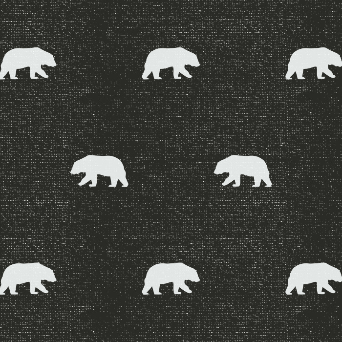 Adorn your home with one of nature's most iconic figures with our Bear Crossing Peel and Stick Wallpaper. 