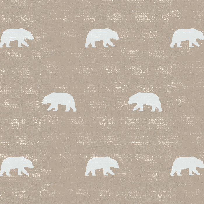 Adorn your home with one of nature's most iconic figures with our Bear Crossing Peel and Stick Wallpaper.