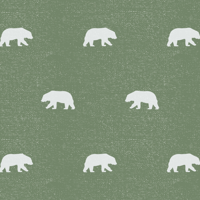 Adorn your home with one of nature's most iconic figures with our Bear Crossing Peel and Stick Wallpaper. 