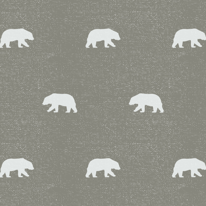 Adorn your home with one of nature's most iconic figures with our Bear Crossing Peel and Stick Wallpaper. 