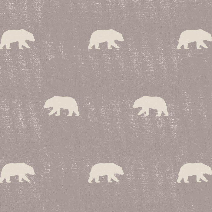 Adorn your home with one of nature's most iconic figures with our Bear Crossing Peel and Stick Wallpaper.