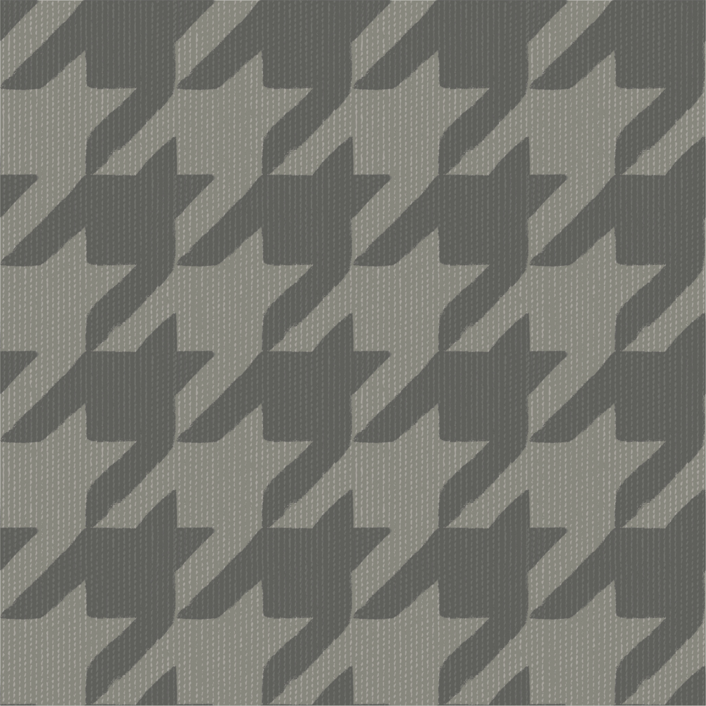 Houndstooth black white knit plaid Fabric | Spoonflower