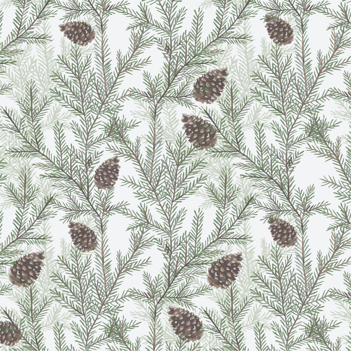 Pine Boughs Wallpaper