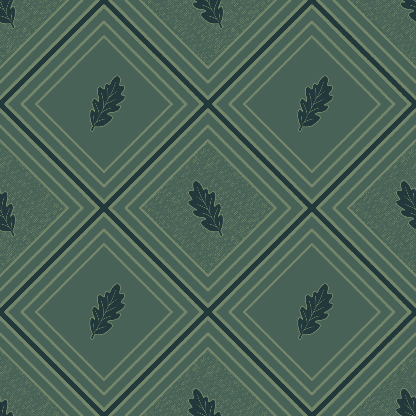Oak Leaf Diamonds Wallpaper