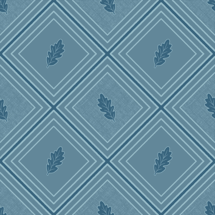 Add the touch of greenery to any wall in your home with our Oak Leaf Diamonds Peel and Stick Wallpaper.